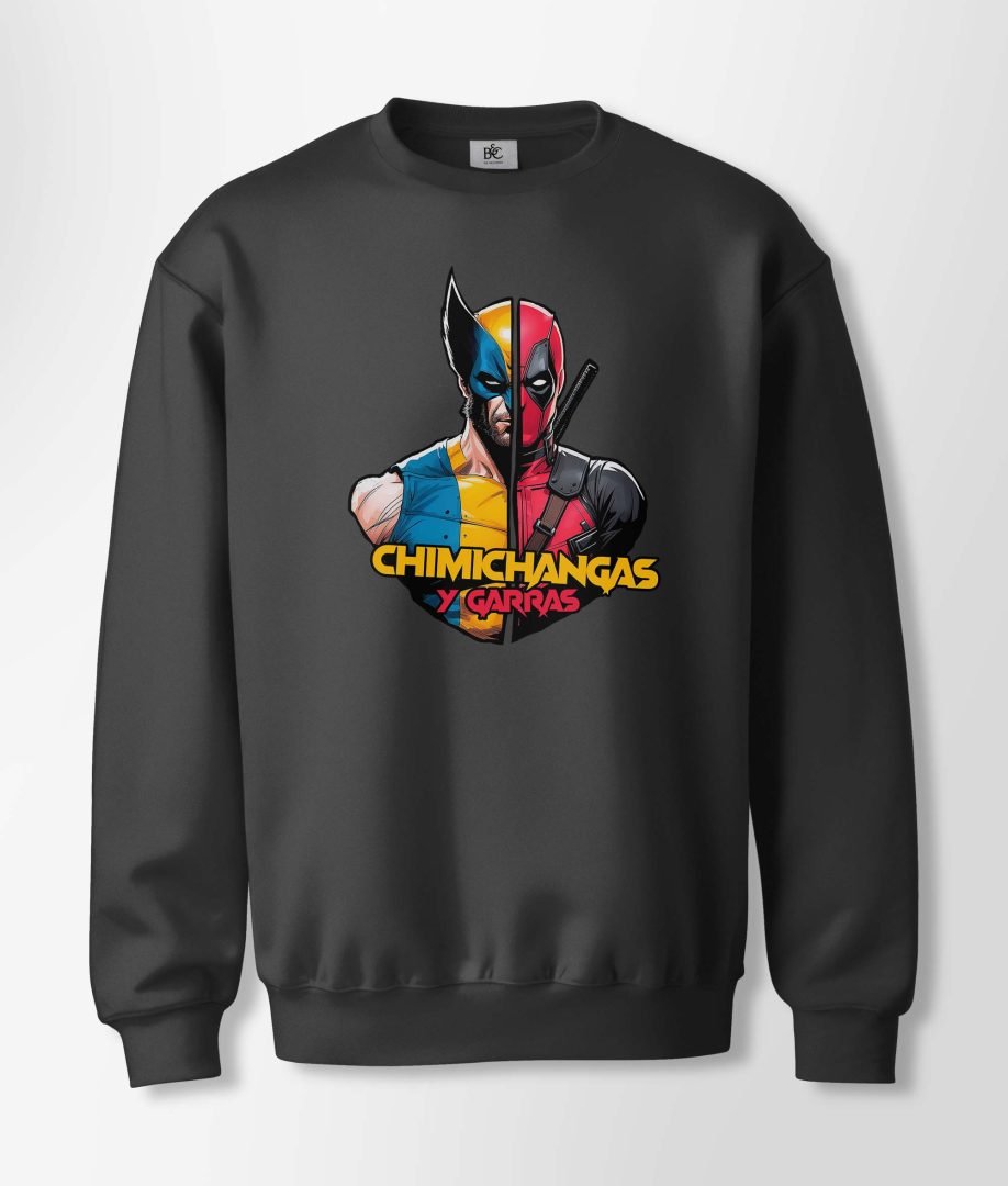 Chimichangas y Garras - Lobezno Deadpool sudadera