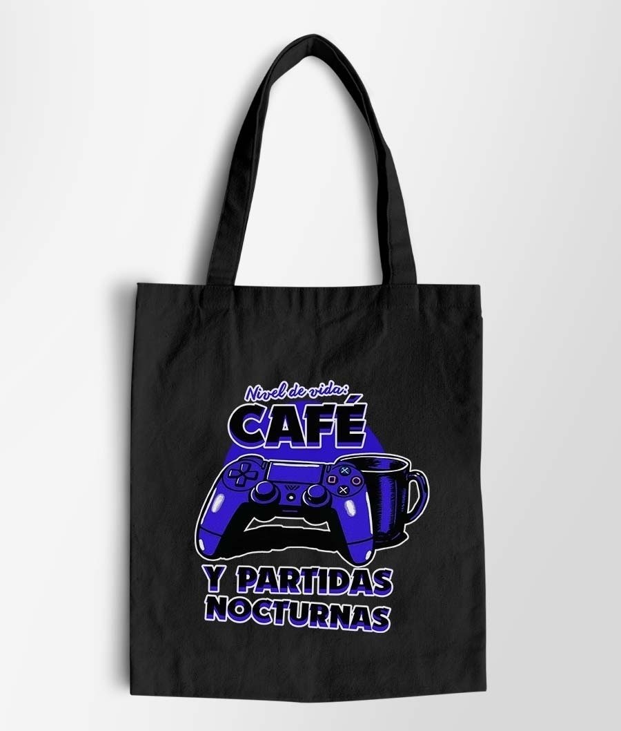 Cafe gamer totebag