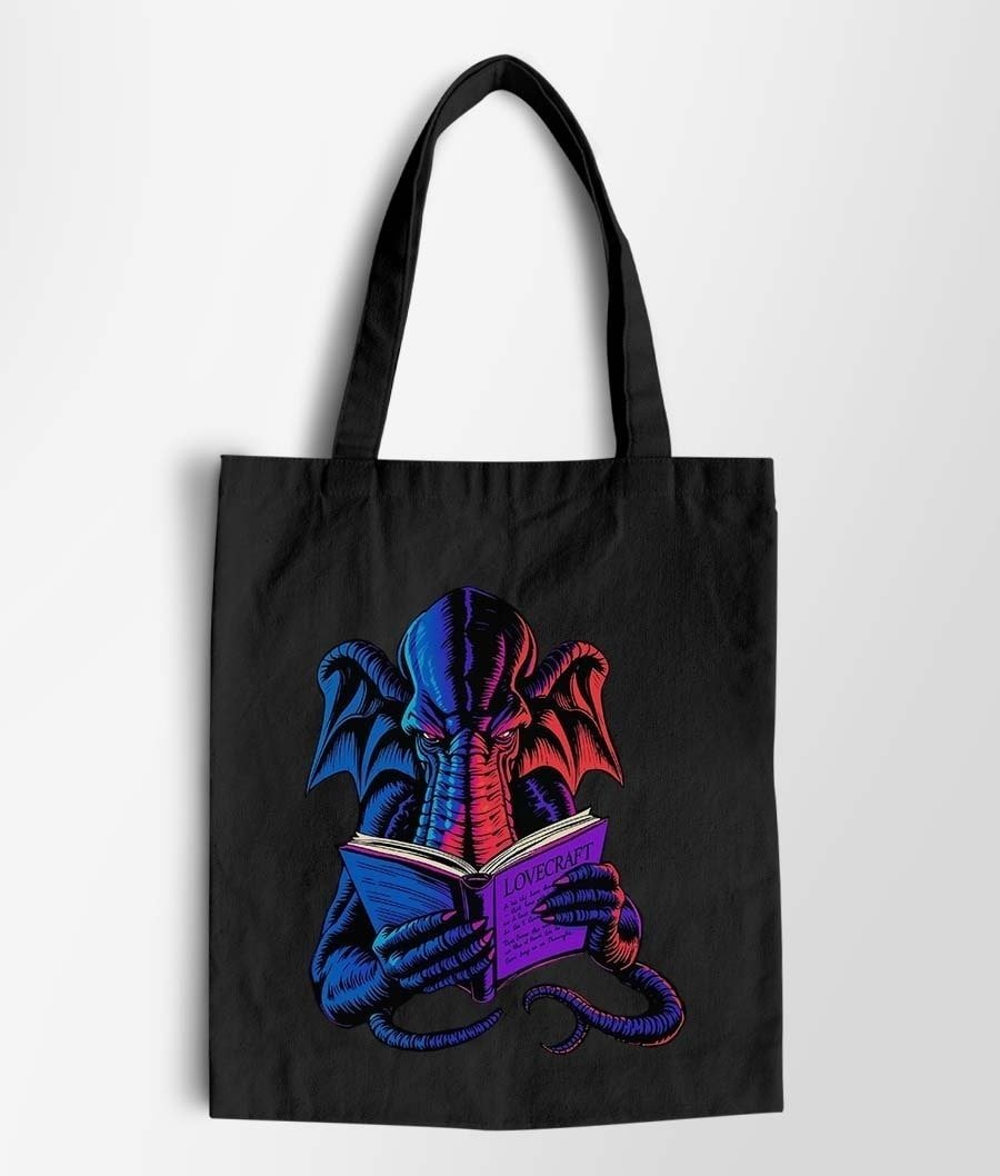 Cthulhu lector totebag