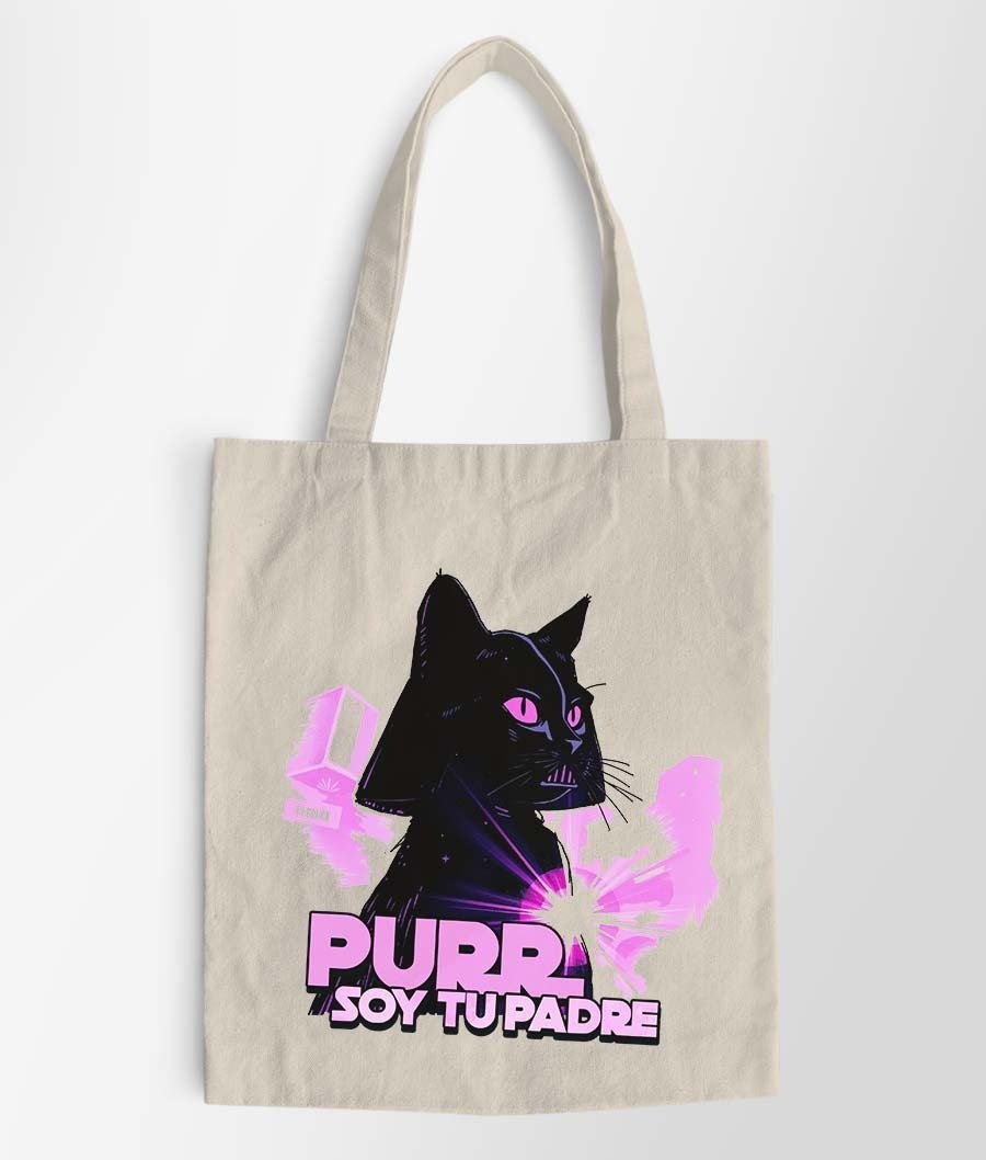 Purr vader totebag