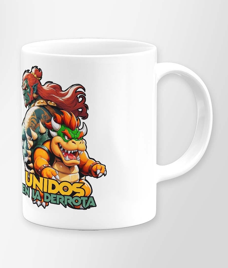 Unidos en la derrota taza