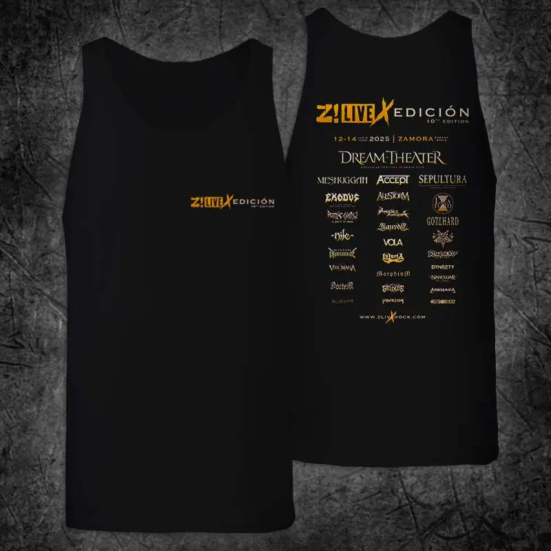 Z! Live 2025 Camiseta tirantes
